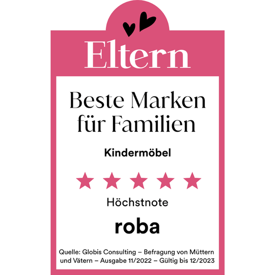 Quality Seal 'ELTERN – Beste Marken for Families' for Roba Baumann GmbH – Special Image (5/5)