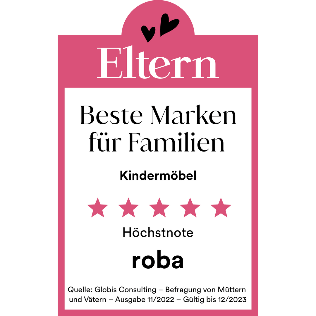 Sello de calidad 'ELTERN – Beste marken para familias' para roba baumann GmbH – Foto especial (13/13)